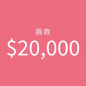 20,000元捐款